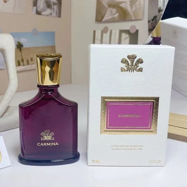 Male Womens Perfume CARMUNA 75 ML Brand EDP Spray Cologne Female Natural Long Lasting Pleasant Fragrance Ladies Charming Scent for Gift 2.5
