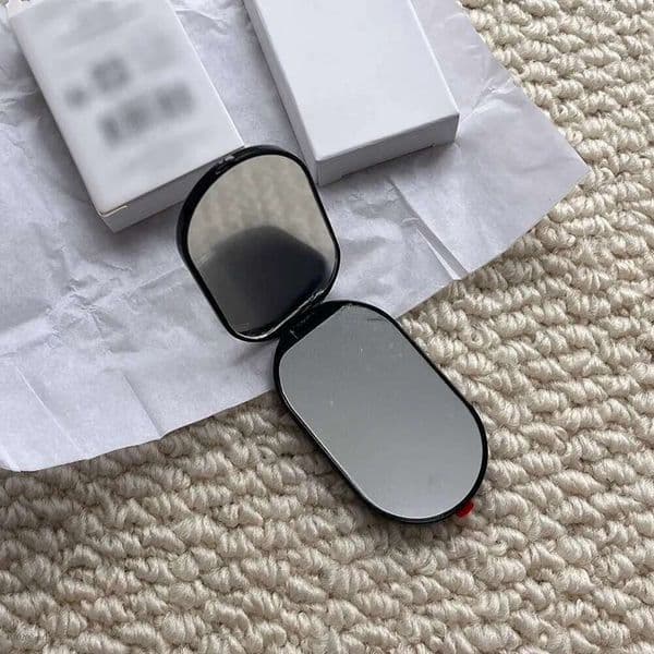 Designer phone holder and foldable double-sided portable high-definition makeup mirror with gift box thumbnail 2