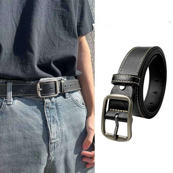 Simple Men's Trend Ins Versatile Personalized Young Pants Korean Youth Student Fashion Belt XJ260303