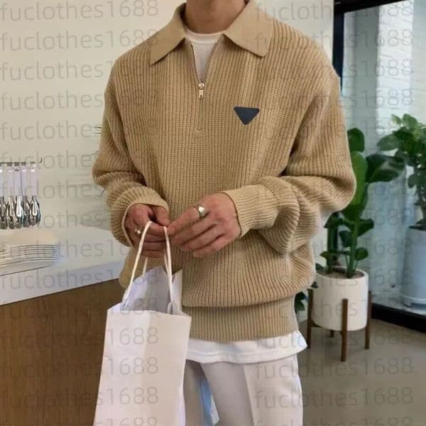 Hip Hop Men Casual Clothes Sweaters Mens Sweaters Fashion Knitted Cardigan Men Casual Sweater Long Sleeve Knitwear Slim Fitted Zippers Cardigans Sweatshirts