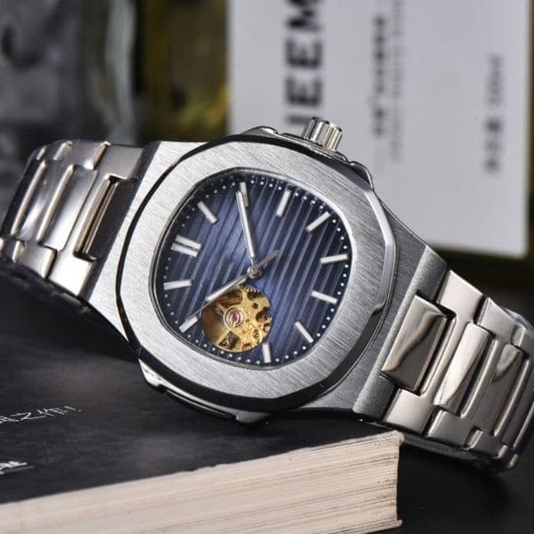 Classic Men's Watches Stainless Steel Fully Automatic Mechanical Fashion Male Wristwatches