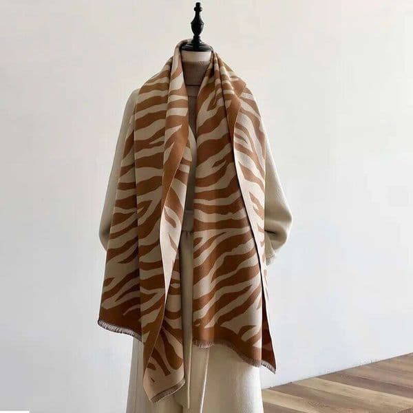 Winter Women's Luxury Design Double sided Cashmere Feel Warm Scarf Shawl XJ260304