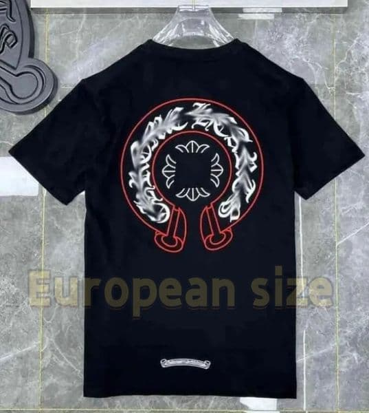 ch Designer chrome t shirt chrome mens graphic tee summer tees luxury womens holiday pure cotton short sleeve fashion casual size s m l xl xxl xxl e5f 641