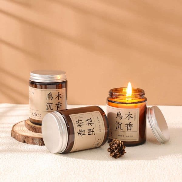 Home High-end Indoor Long-lasting Gift Box Bedroom Fragrance Ornament Aromatherapy Candle Cup W260304
