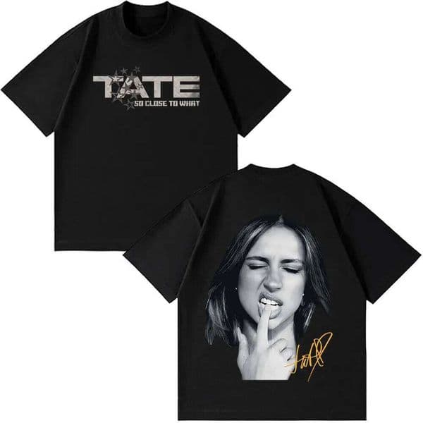 Tate Mcrae Album So Close To What Miss Possessive 2025 World Tour T-Shirts Men Women Short Sleeve T Shirts Casual T-shirt H260304