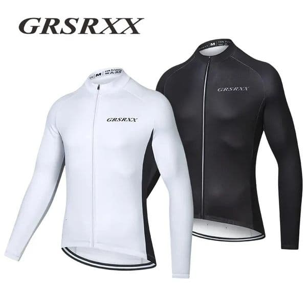 GRSRXX Cycling Jerseys Men Long Sleeve Fall Winter MTB Road Bike Riding Garment Breathable Bicycle Sportswear 260304