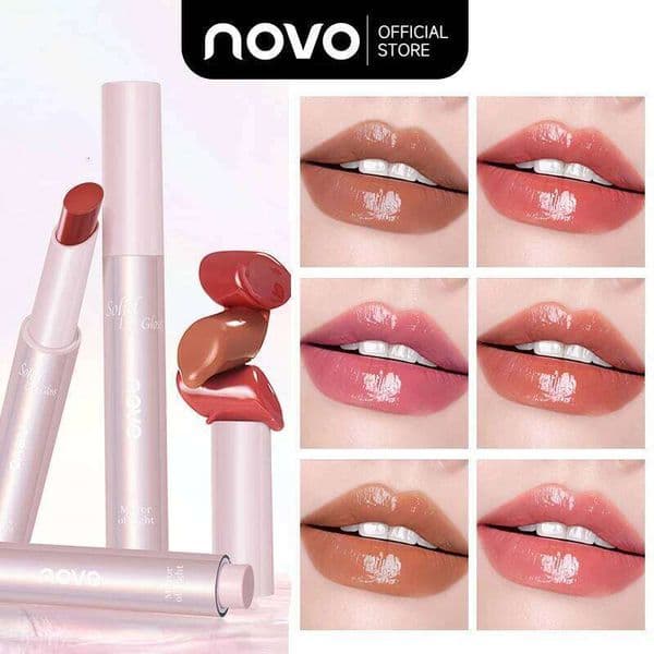 Moisturizing Mirror Lipstick, Nourishing Glaze, Long-Lasting Waterproof Non-Stick Cup, Highpigment Lip Gloss,All Skin Types H260303