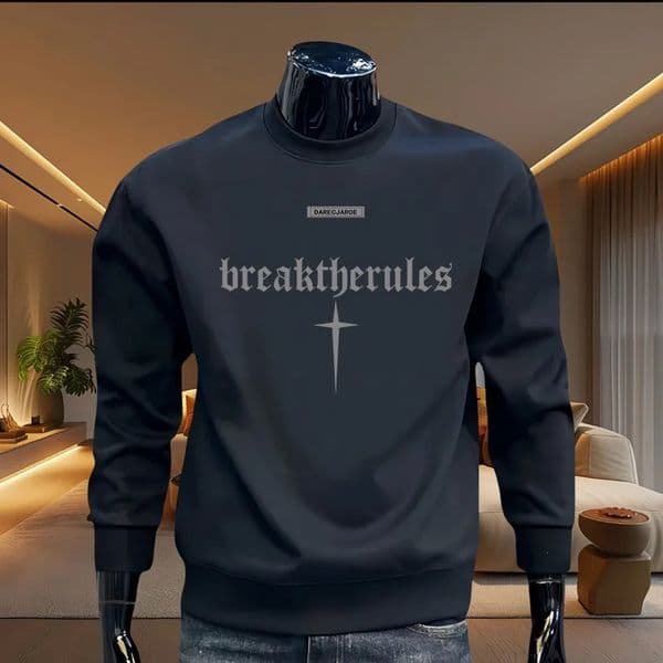 Autumn Men Graphic Sweatshirts Hoodied Long Sleeve Tshirt Cotton Hip Hop Oversized Tees Sports Top S5XL Clothing 260304