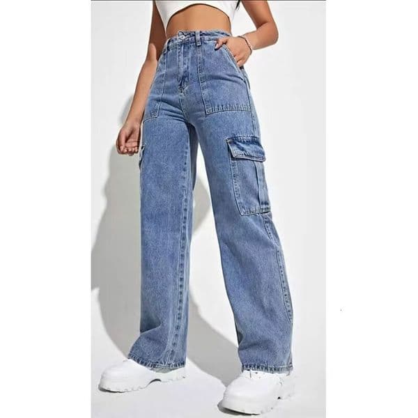 Water-washed Wide-leg Long Jeans Heavy-duty American Designer Pants Retro Style Spring And Autumn Straight-leg Trendy Mid-rise Pants For Teenagers