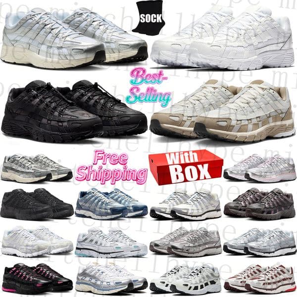 Free Shipping with box Designer sneakers p6000 burgundy khaki pink p6000s women men Running Shoes trainers for mens womens chaussure Outdoor Sports runners