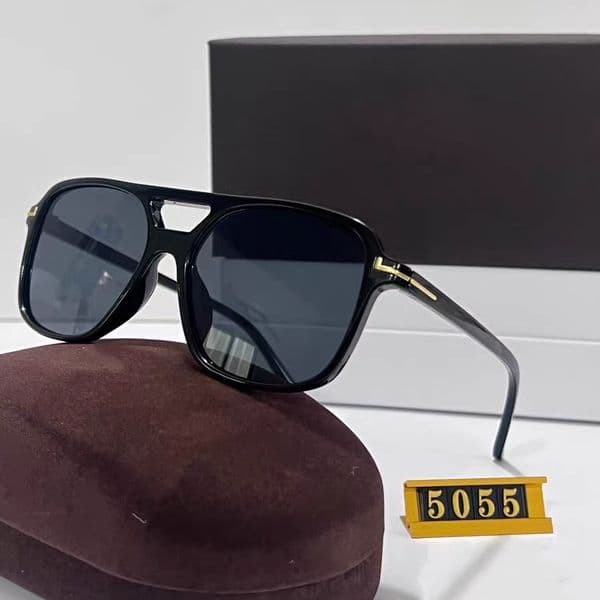 Designer sunglasses for women Square large frame double nose bridge Classic Outdoor Leisure Beach Exquisite man Sunglassess UV protection