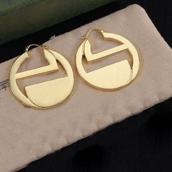 Hoop earrings New best-selling designer earrings 4cm/3cm Fashionable girl designer jewelry high-quality large hoop wedding party gift