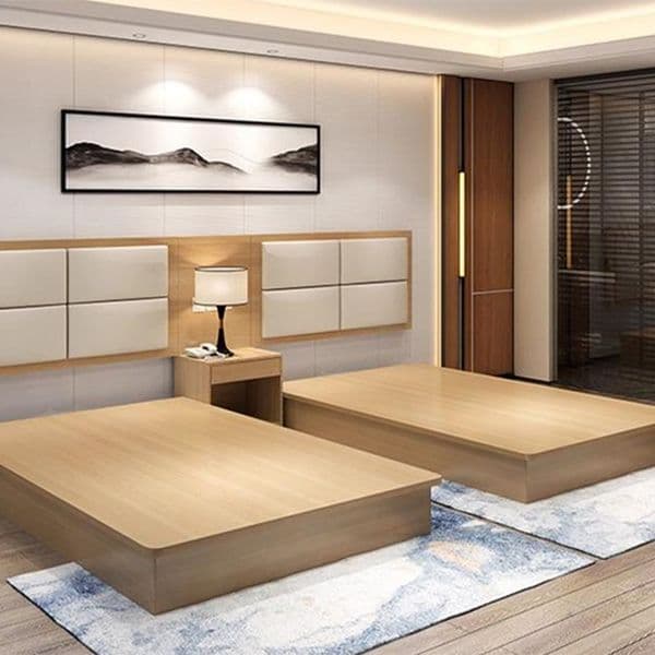 Hotel standard room modern and simple double bed combination furniture