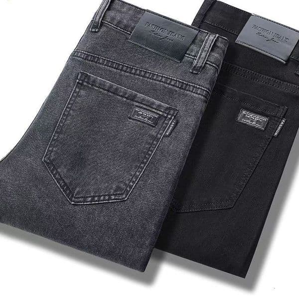 Designer Pants Spring And Autumn Men's Jeans Korean Style Slim Straight Long Pants Summer New Stretch Casual Pants For Men