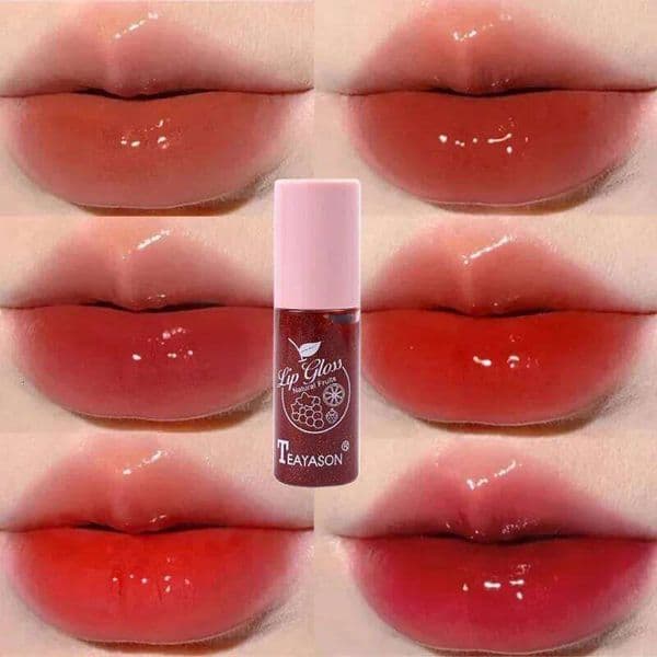 Moisturizing Glitter Lip Gloss Long Lasting Sexy Plumper Pearl Jelly Liquid Lipstick Shiny Mirror Tint Lips Makeup Cosmetic H260303