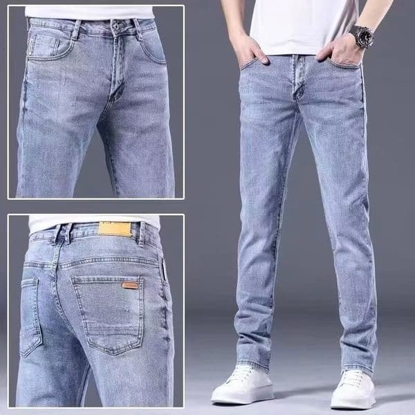 Spring New High-end Men's Jeans Straight-leg Loose-fitting Casual Men's Pants Spring And Designer Pants Autumn Vintage Trendy Brand With A Premium Feel