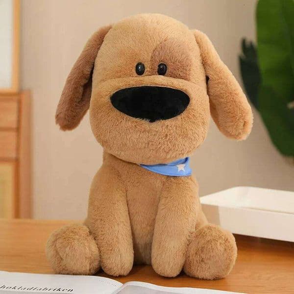 Girls holiday gift big nose children plush toys dog dolls XJ260303