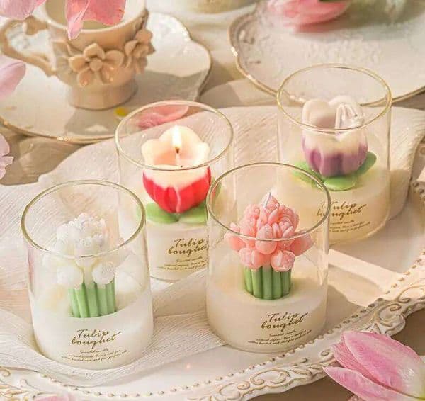 High end aromatherapy as gifts for friends, romantic scented candles W260304