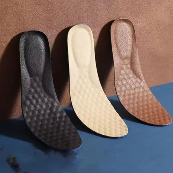 Factory Direct Leather Deodorant Absorbent Breathable Insole Cushioned Sports High Elastic Sponge Casual Shoe Leather Insole