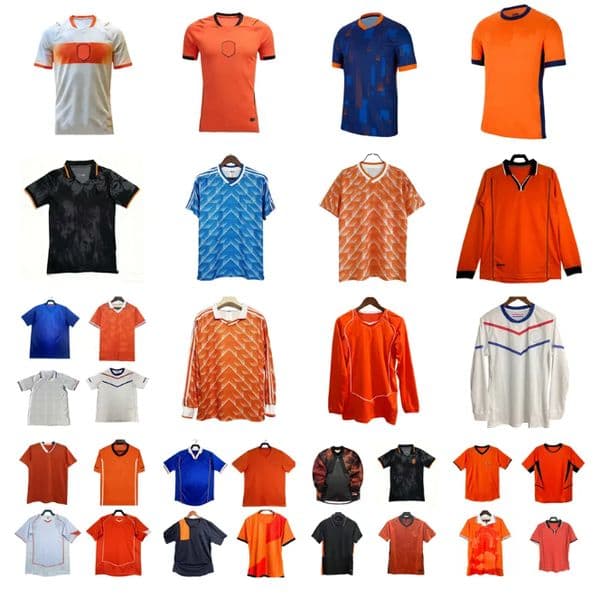 1988 1991 1994 1996 1998 2002 2004 Netherland Retro Soccer Jersey Van Basten 88 91 94 96 98 10 00 02 04 12 14 20 21 Holland BERGKAMP Gullit Rijkaard DAVIDS football shirt