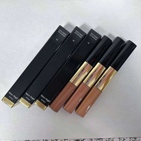 Double headed lip gloss 6 colors Matte Waterproof Moisturizing Makeup Cosmetics Lip Balm Nude Lipstick Korean cosmetic H260303