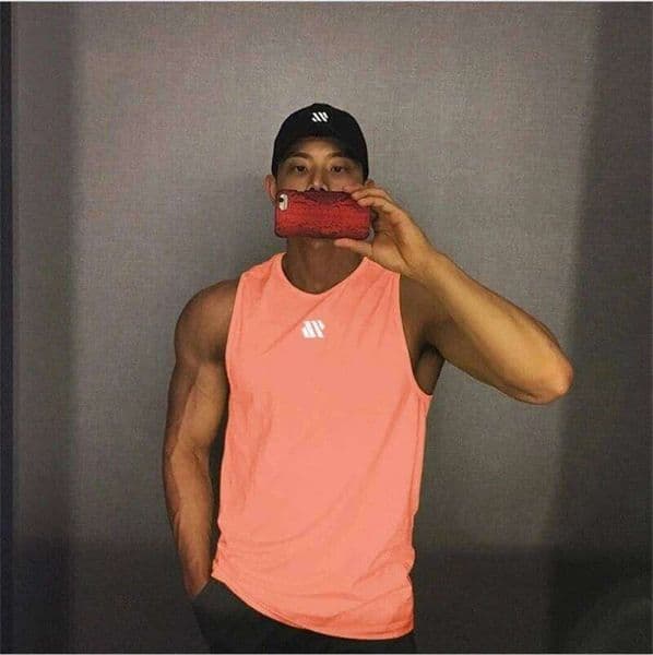 Boxer For Man Mens Fitness Gyms Tank Top Fitness Sleeveless Shirt Male robe man Mesh Breathable Sports Undershirt Gyms Running Vest Men 26M0305 Sock