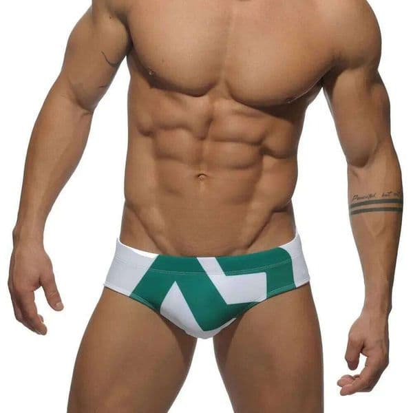 Men Swimwear Low Rise Swimming Briefs Sexy Mens Letter Print Swim Trunks Surf Beach Brief Shorts Male Swimsuit Jammer Beachwear H260305
