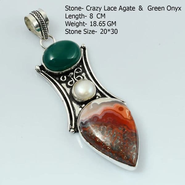 Genuine Labradorite Tiger Eye Turquoise Agate Jasper Pendant Women Jewelry gift 260302