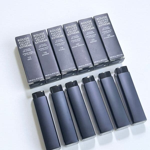 France Brand Rouge Allure Velvet Extreme Le Rouge Mat Intense Intense Matte Lip Colour 112 116 118 130 3.5g Long-wear Matte Lipstick Set For Daily Makeup