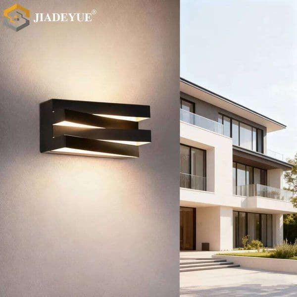 Modern square wall lamp LED villa garden porch bedroom bedside walkway indoor and outdoor lighting 26H0305