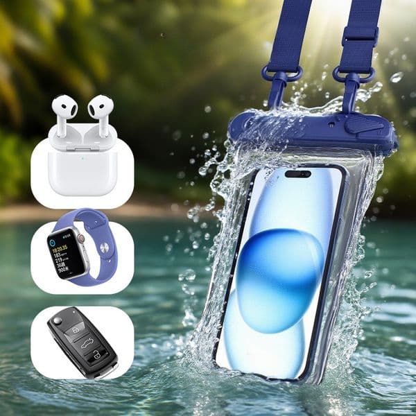 Multifunctional 8 inch Increase Mobile Phone Waterproof Bag Beach Swimming Diving and Rafting Waterproof Phone Bag