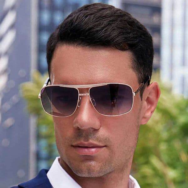 Vintage Square Men Sunglasses New Arrival Brand Luxury Designer Sun Glasses For Man Uv400