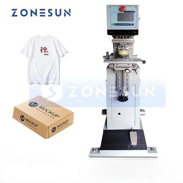 ZONESUN ZS-VTQYY1 Pneumatic Vertical Pad Printing Machine for Industrial Applications