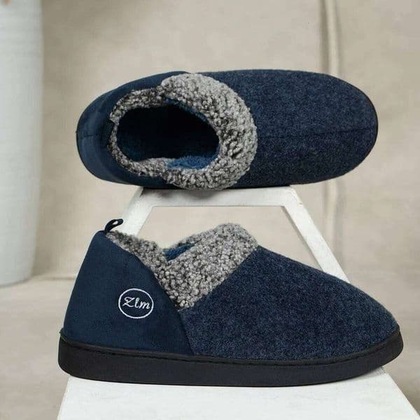 Kidmi Winter Fur Loafers Antiskid Outdoor Warm Cotton Soft Fleece Fuzzy Women Shoes Indoor Cozy House Slippers