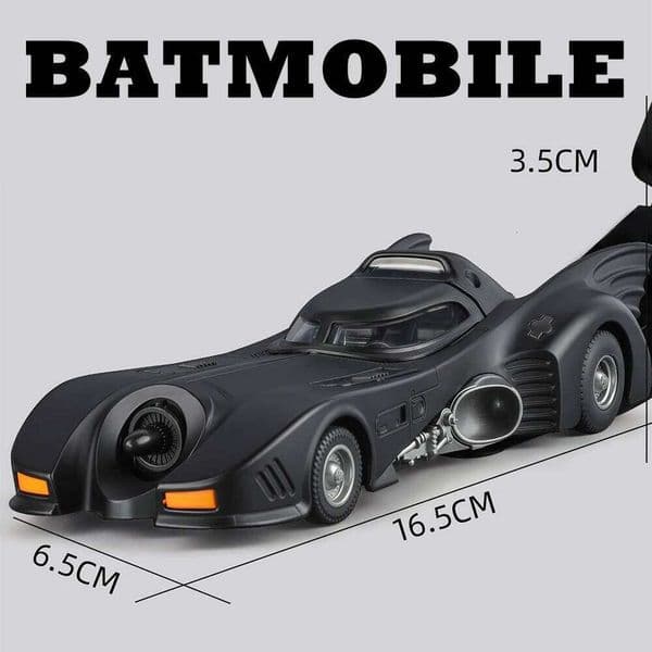 1:32 Batmobile 1989 Range Rover SV 2022 Alloy Diecast Model Toys Car Doors Opened Sound Light Pull Back Vehice Collect Ornaments C260305