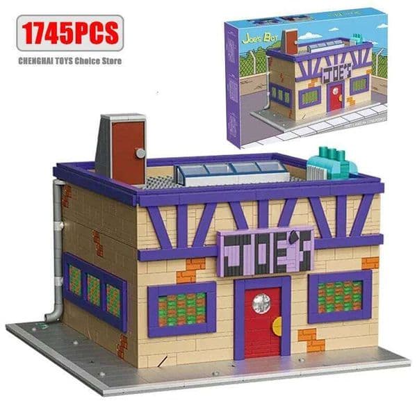 1748PCS Old Joe Building Blocks Retro Bar dance Floor MOC Model Bricks Desktop Decoration Dit Toys For Kids Holiday Gifts Z260305