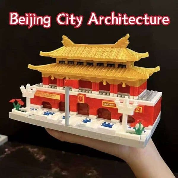 Beijing City Architecture Model Micro Bricks Street View Kit Cultural Gift for Kids Collectors Building Blocks Z260305