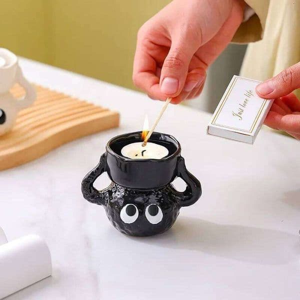 Ceramic Cute Desktop Decorations Aromatherapy Candle Holders Atmospheric Atmosphere Couple's Birthday Gifts XJ260305