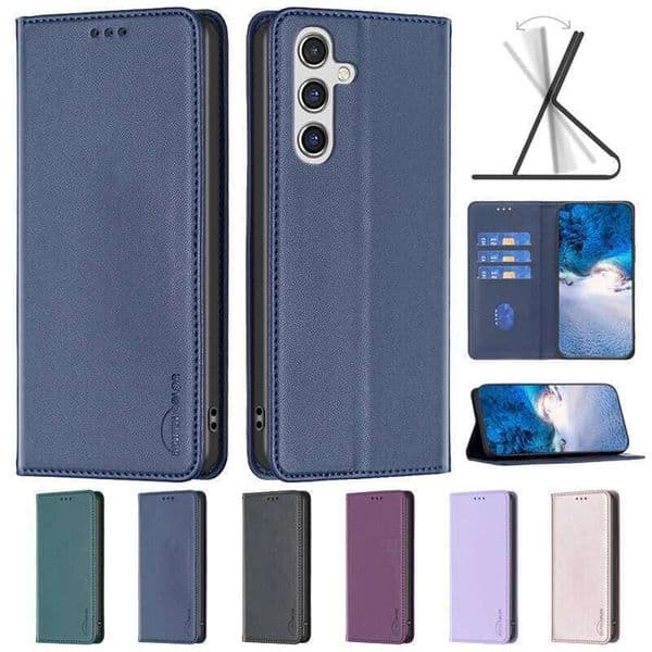 Galaxy Magnetic Flip Phone Case on For Funda A16 Leather Cover A 16 5G SM-A166B Card Slots Coque H260305