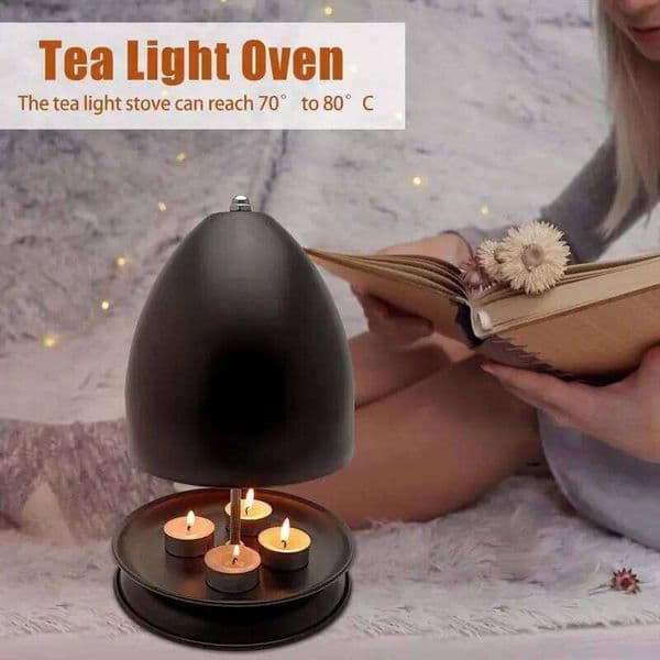 Heater Metal Tea Light Stove Large Space Candle Oven And Heating Holder Hand Warmer For Offices XJ260305