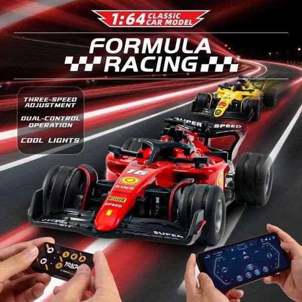 RC 1:43 2024 F1 Alloy Car Model Formula Racing Die Cast Toy SF24 RB20 W15 MCL38 Red Bull Mercedes New Season Boy Gift C260305