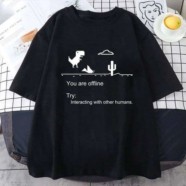 2025 Men's T-shirts Printed Dinosaur Cactus Funny Tops Summer Cotton T-shirt for Men Casual O-Neck Tee Shirts Streetwear Top H260305