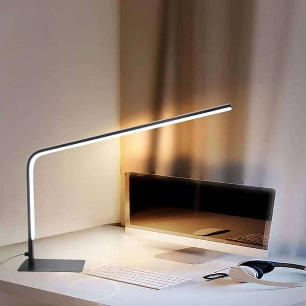 USB powered LED reading desk lamp with eye protection design, adjustable brightness and color change, suitable for home office a 26Y 26Y0306