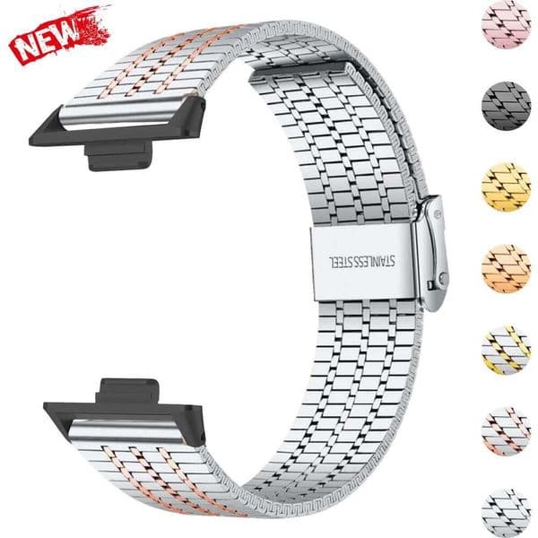 New Stainless Steel Band Watch 4 4pro 3 Metal Flexible Mesh Bracelet Strap Loop For Fit 2 1 Replacement H260305