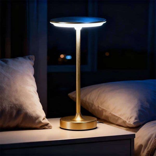 USB Rechargeable LED Table Lamp,Dimmable Touch Control Wireless Night Light,Portable Bedside Lamp for Bedroom,Reading,Desk,Home 26Y0 26Y0306