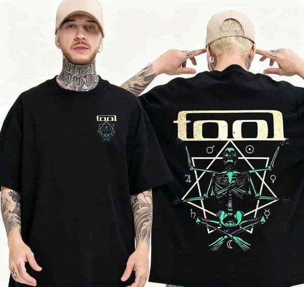 2025 Summer Men's Rock Tools Band Lateralus Heavy Metal Music Retro Cotton Merch Funny T-shirt Top L260306