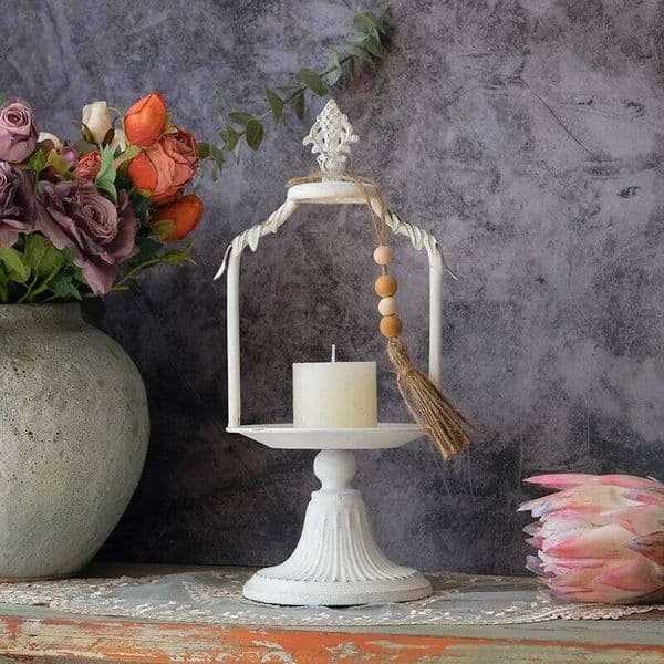 Vintage Antique Rack, Key Rack Decoration Ornament, Bedroom Entrance Candle Holder XJ260305