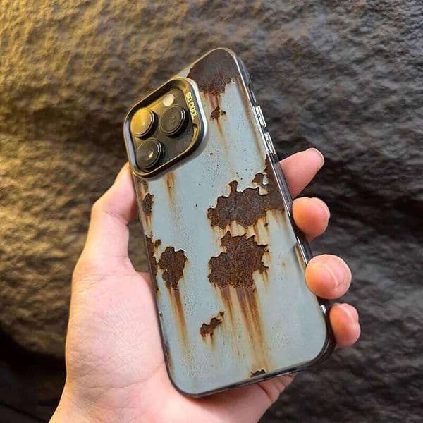 Retro Rust Design TPU Basic Phone Case for Note 14 Pro Plus 5G 13 12 11 10 13C 14C Shockproof Hard Back Cover H260305