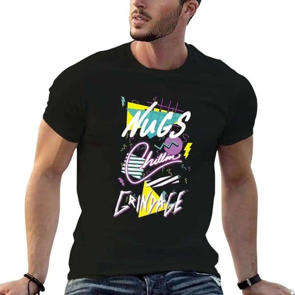 for Encino Nugs cotton men Man man - shirt shirts Chillin' T-Shirt Grindage t Movies Q260306