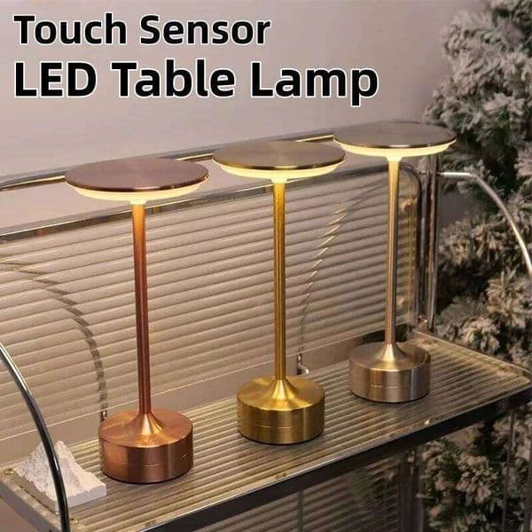 LED Table Touch Sensor Night Light USB Rechargeable Dimmable Portable Bedroom Wireless Reading Lamp Restaurant Hotel Bar 26Y0206 26Y0306